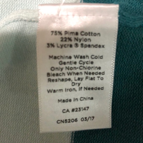 Talbots green women’s top size medium - Picture 11 of 11